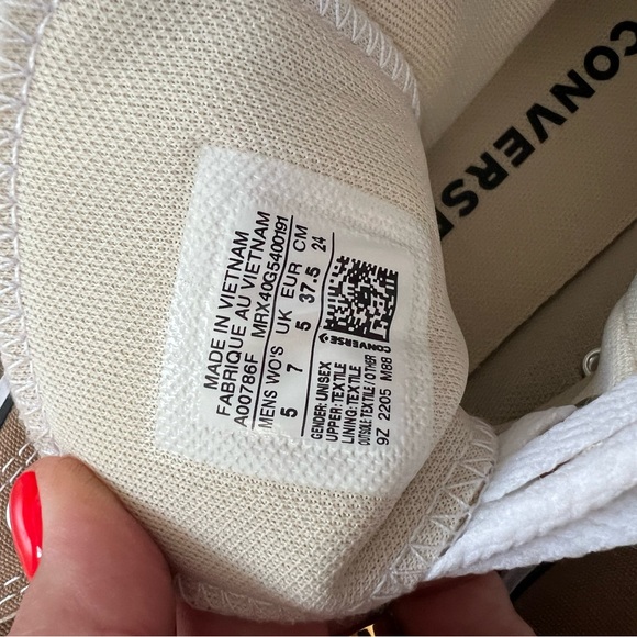 Women’s  Tan High-Top Sneakers size 7 - Picture 7 of 7